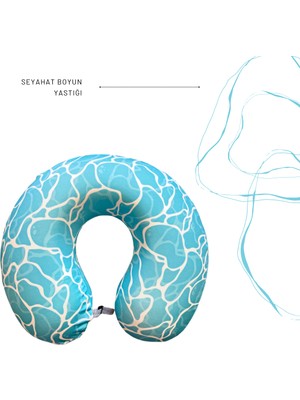 Ra Visco Pillow Visco Hafızalı Ortopedik Seyahat Boyun Yastığı