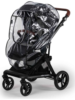 Mor Bebe Fermuarlı Lüks Bebek Arabası Yağmurluğu %100 PVC Malzemeden Üretilmiştir Şık Mor Renk