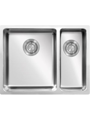 Ukinox ME340.70 Polisajlı 56x43.5 cm Inox Paslanmaz Çelik 1.5 Göz Mutfak Eviyesi