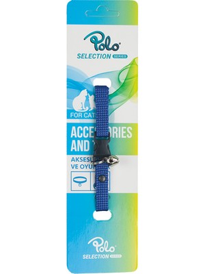 Polo Zilli Kedi Boyun Tasması Mavi
