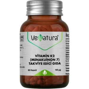 Vitamin K2 (Menakuinon 7) Içeren Takviye Edici Gıda 60 Kapsül