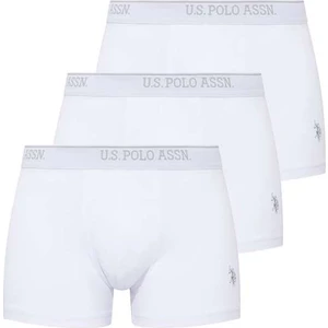 U.S. Polo Assn. Erkek Beyaz 3'lü Boxer 80097