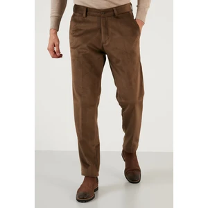 Normal Bel Regular Fit Düz Paça Kadife Pantolon Erkek Kadife Pantolon 645MERLIN