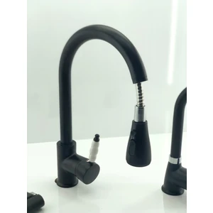 Mutfak Eviye Bataryası 3'lü Set  Eviye- Lavabo- Banyo Bataryası Siyah