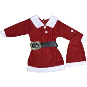 Kız Çocuk Kostümü Elbise Yılbaşı Kostüm Happy Christmas Kostüm