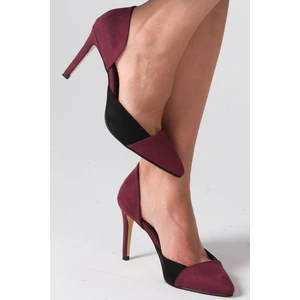 Mio Gusto Brien Bordo Süet Stiletto