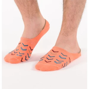 Secret Moda Pamuklu Ayaktan Kaymaz Pamuklu Babet Çorap Turuncu