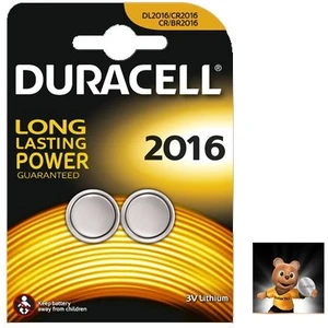 Pil Düğme 2016 3V (2 Adet) Duracell