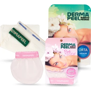Orta Banyo Kesesi + Pink Touch Yüz Kesesi Set
