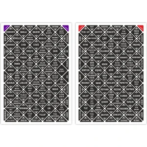 Engin Print 172 Adet Yıkabilir Çizilmez Pvc Baharat Bakliyat Kuruyemiş Baharatlık Kavanoz Etiketi