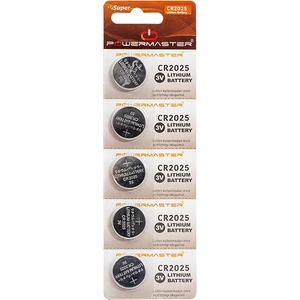 Powermaster-Huanqıu CR2025 3 Volt Lityum Para Pil 5li Paket
