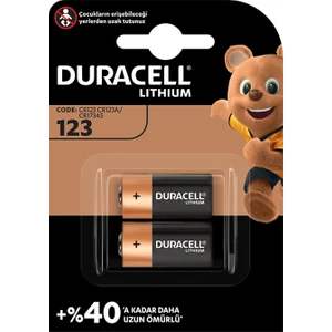 CR123A 3V Lityum Pil 2'li Paket