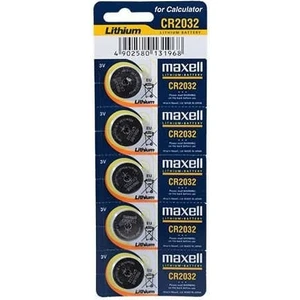 Maksell Cr 2032 3V Lityum Para Pili Saat Pili Düğme Pil 10 Adet