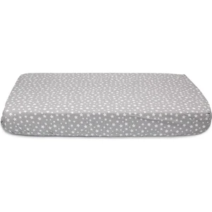 Baby Meva Bebek ve Çocuk Lastikli Fitted Çarşaf  60X120 cm (Gri Yıldızlı)