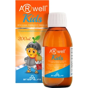 Kids Betaglukan Vitamin ve Mineraller Sıvı Şurup 200 ml