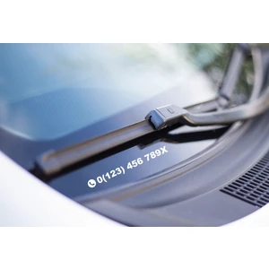 Uzun Tuning Araba Telefon Numarası Numaratör Kişiye Özel Yapışkanlı Sticker