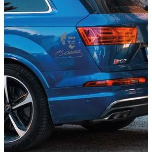 Uzun Tuning Atatürk Imzalı Portre Oto Araba Sticker
