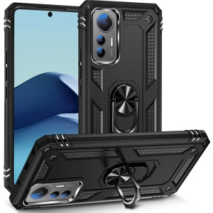 Xiaomi Mi 12 Lite Kılıf Ultra Korumalı Yüzüklü Manyetik Vega Kapak