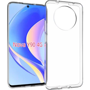 Huawei Nova Y90 Kılıf Ultra Ince Şeffaf Silikon