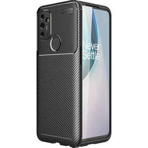 One Plus Nord 100 Kılıf Karbon Desenli Lux Negro Silikon