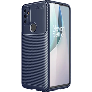 One Plus Nord 100 Kılıf Karbon Desenli Lux Negro Silikon