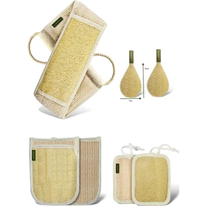 Doğal Kabak Loofa Kesesi Seti - Kabak Hamam Peeling Takımı