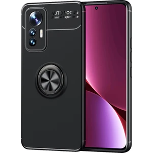 Xiaomi Mi 12 Lite Kılıf Yüzüklü Manyetik Ravel Silikon