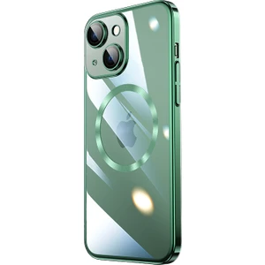 Apple iPhone 14 Kılıf Renkli Kenarlı Kamera Korumalı Magsafeli Riksos Kapak