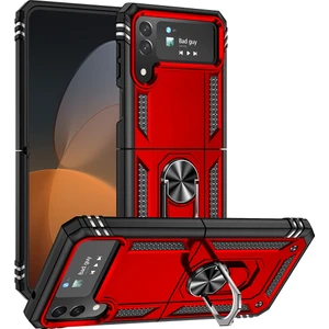 Samsung Galaxy Z Flip 4 Kılıf Ultra Korumalı Yüzüklü Manyetik Vega Kapak