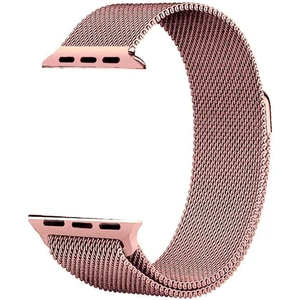 Apple Watch Ultra 49 mm Için Hasır Desenli Metal Kordon-Kayış