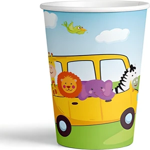 Çıtı Pıtı Store 8'li Karton Bardak Safari