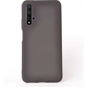 Huawei Nova 5t Kılıf Premier Silikon Esnek Arka Koruma Siyah