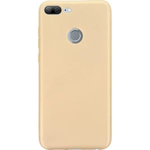 Huawei Honor 9 Lite Kılıf Premier Silikon Arka Kapak+Nano Glass Gold