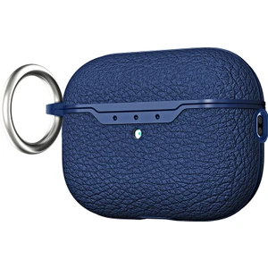 Kny Apple Airpods Pro 2. Nesil Için Deri Desenli Askılı Silikon Kılıf