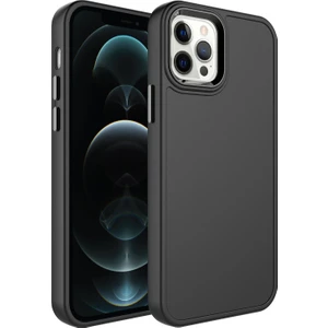 Kny Apple Iphone 14 Pro Max Kılıf Metal Çerçeveli Mat Sert Botox Kapak
