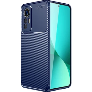 Kny Xiaomi Mi 12 Lite Kılıf Karbon Desenli Lux Negro Silikon