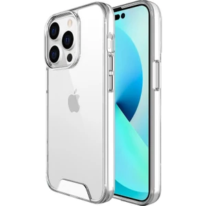 Kny Apple Iphone 14 Pro Max Kılıf Ultra Korumalı Metal Tuşlu Şeffaf Gard Kapak