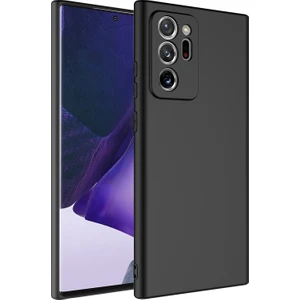 Kny Samsung Galaxy Note 20 Ultra Kılıf Içi Süet Renkli Mara Lansman Silikon