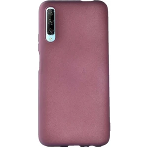 Huawei P Smart Pro 2019 Kılıf Premier Silikon Esnek Koruma Mürdüm