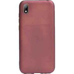 Huawei Y5 2019 Kılıf Premier Silikon Esnek Arka Koruma Mürdüm