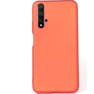 Huawei Nova 5t Kılıf Premier Silikon Esnek Arka Koruma Kırmızı