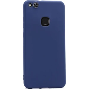 Huawei P10 Lite Kılıf Premier Silikon Kılıf Mat Kılıf Esnek Kılıf Lacivert