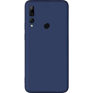 Huawei Y9 Prime 2019 Kılıf Premier Silikon Esnek Arka Koruma Lacivert
