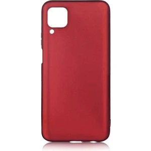 Huawei P40 Lite Kılıf Premier Silikon Esnek Koruma+Nano Glass Mürdüm