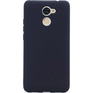 Huawei Y7 Kılıf Premier Silikon Kılıf+Nano Glass Siyah