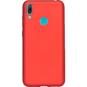 Huawei Y7 Prime 2019 Kılıf Premier Silikon Esnek Arka Koruma Kırmızı