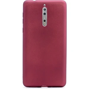 Nokia 8 Kılıf Premier Silikon Kılıf Mat Silikon Kılıf Bronz