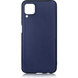 Huawei P40 Lite Kılıf Premier Silikon Esnek Koruma+Nano Glass Lacivert