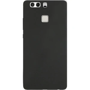 Huawei P9 Kılıf Premier Silikon Kılıf Mat Kılıf+Nano Glass Koruyucu Siyah