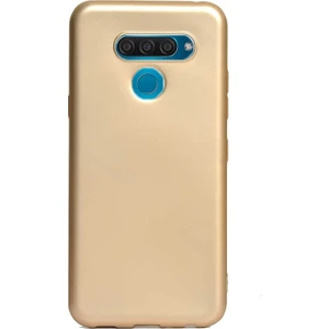 Lg Q60 Kılıf Premier Silikon Esnek Arka Koruma Gold